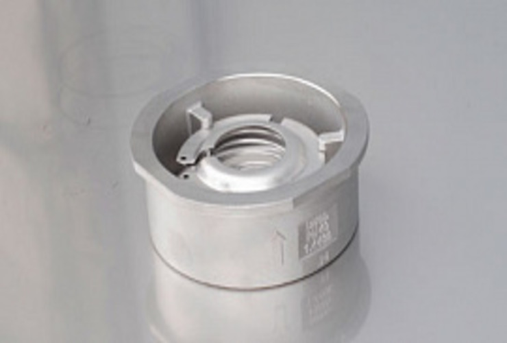 Обратный клапан межфланцевый PN40 сталь AISI 316