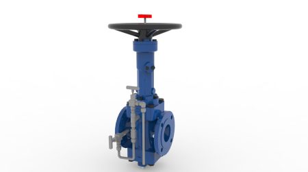 Клапан с двойной блокировкой и выпускной пробкой