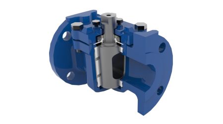 Клапан с заглушкой в рукаве